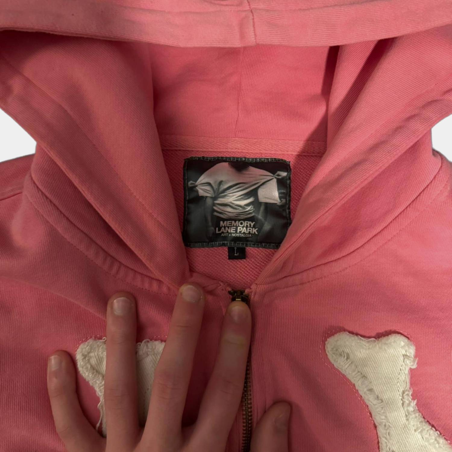 Unisex Kapuzenpullover mit Stickerei und verstellbarer Kapuze