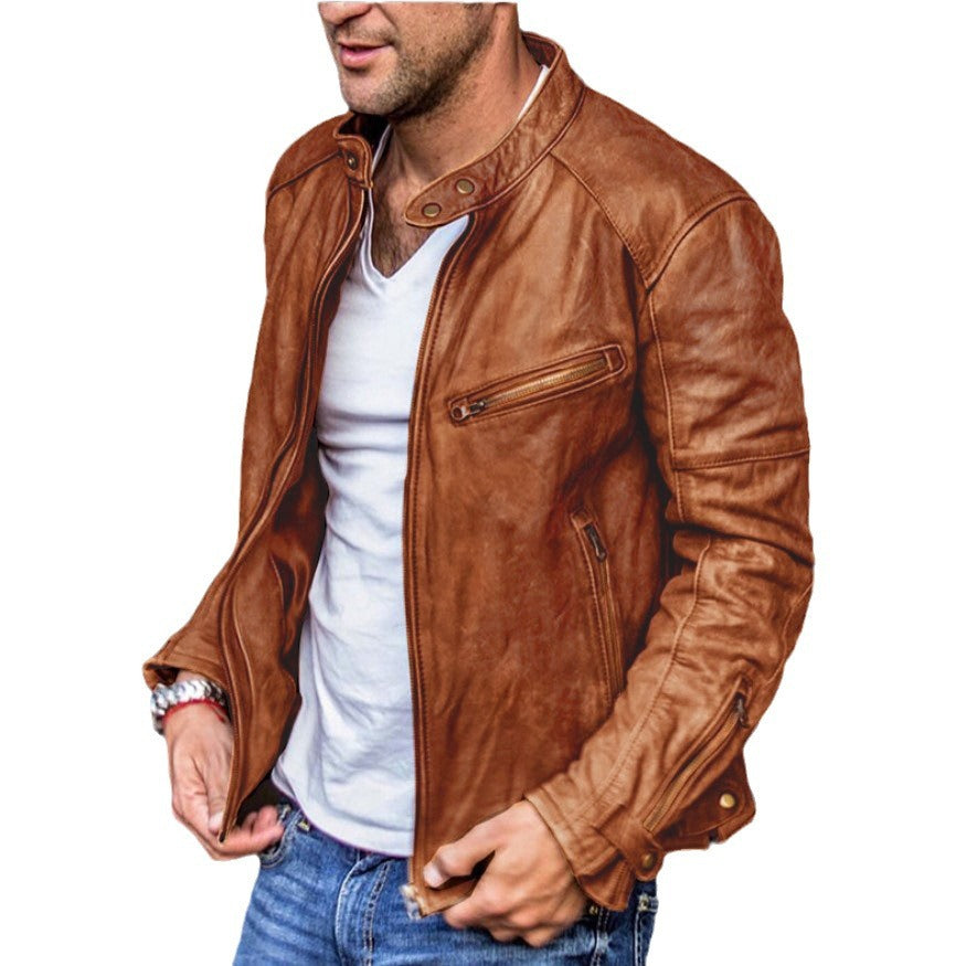 Herren Lederjacke: Klassisch, Wetterfest & Elegant