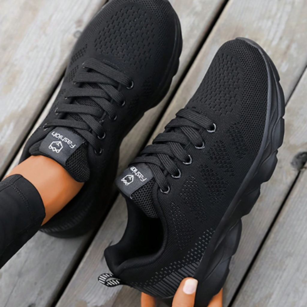 Sportliche Damen-Sneaker mit rutschfester Sohle