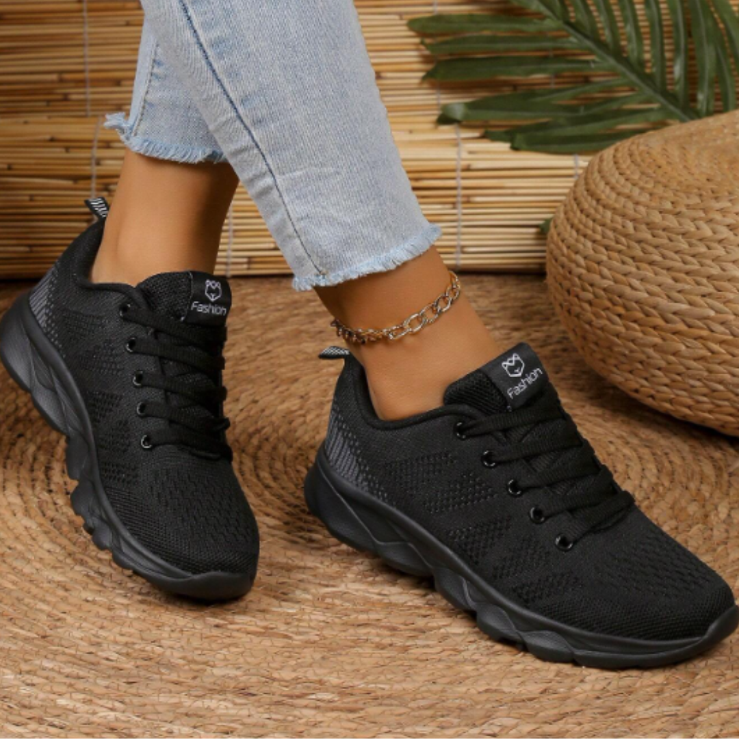 Sportliche Damen-Sneaker mit rutschfester Sohle