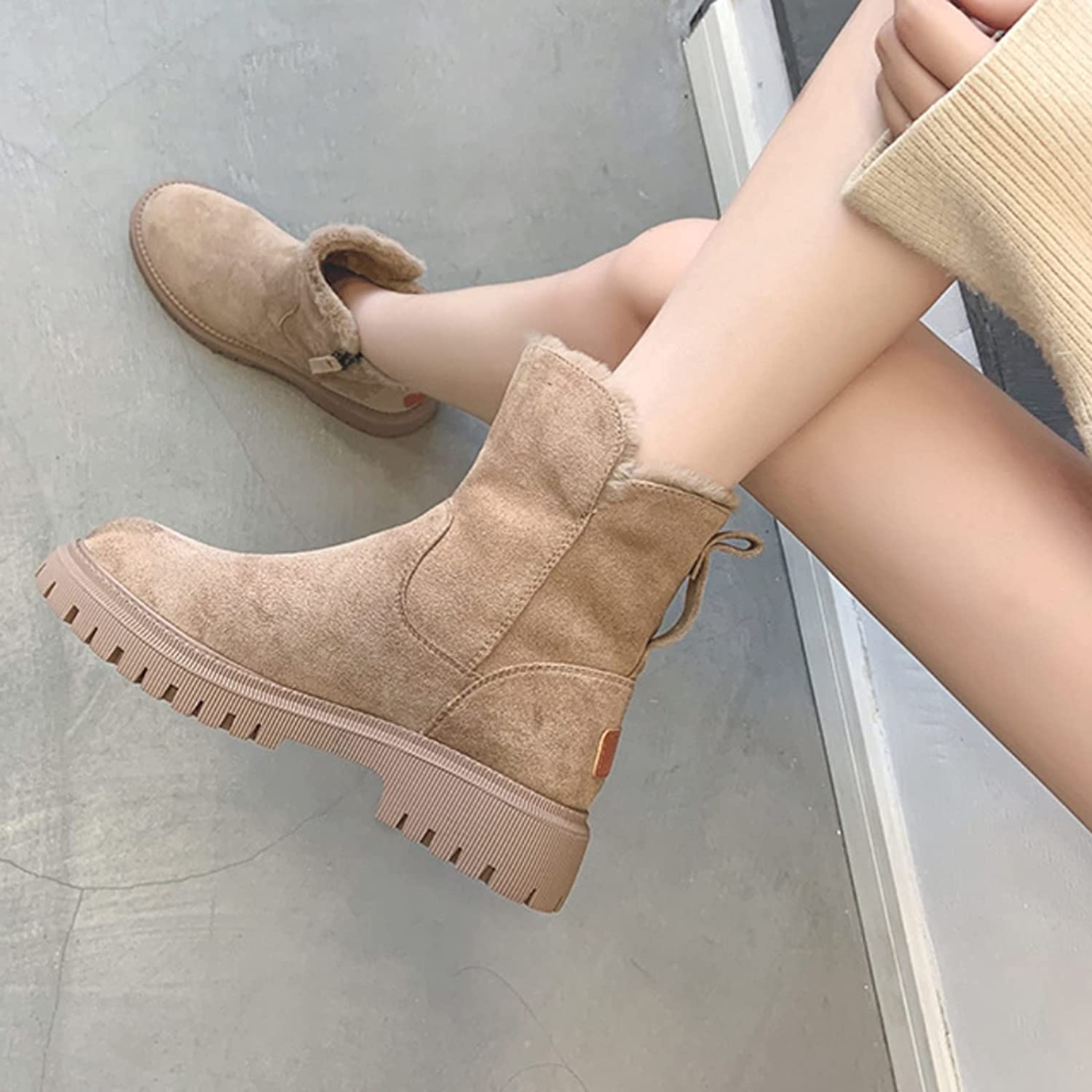 Warme Damen Winterstiefel aus Leder - Wasserdicht & Bequem
