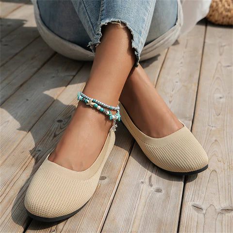 Orthopädische Damen-Schlupfschuhe Komfort, Fußgewölbestütze & rutschfeste Sohle