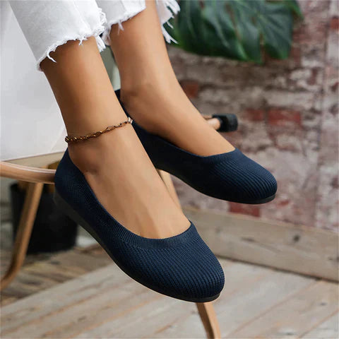 Orthopädische Damen-Schlupfschuhe Komfort, Fußgewölbestütze & rutschfeste Sohle