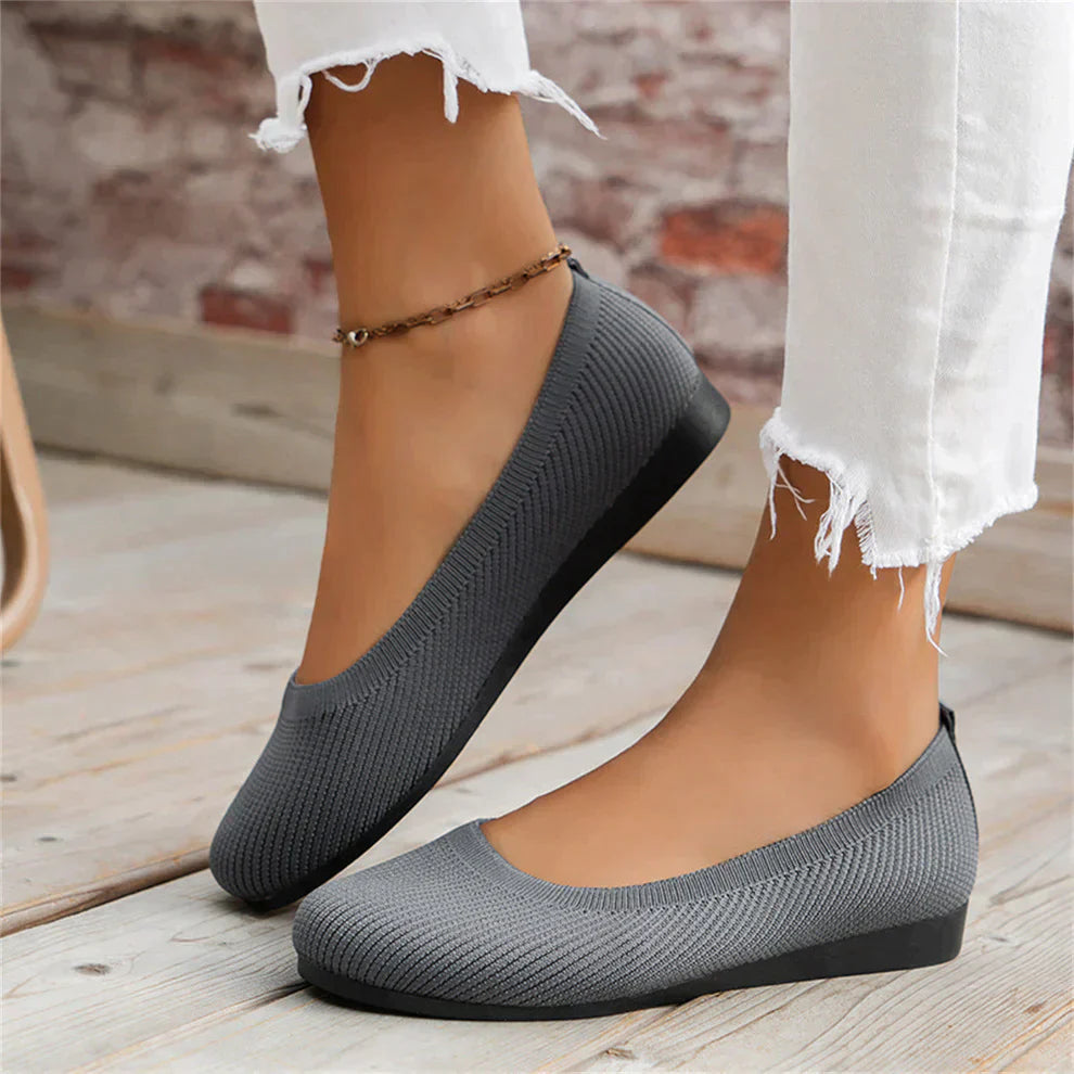 Orthopädische Damen-Schlupfschuhe Komfort, Fußgewölbestütze & rutschfeste Sohle