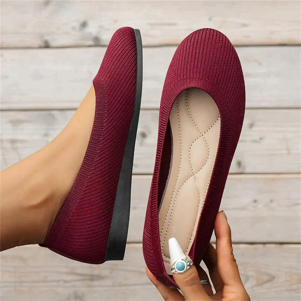 Orthopädische Damen-Schlupfschuhe Komfort, Fußgewölbestütze & rutschfeste Sohle
