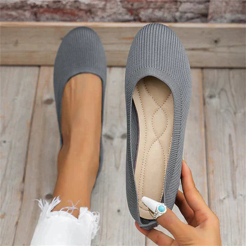 Orthopädische Damen-Schlupfschuhe Komfort, Fußgewölbestütze & rutschfeste Sohle