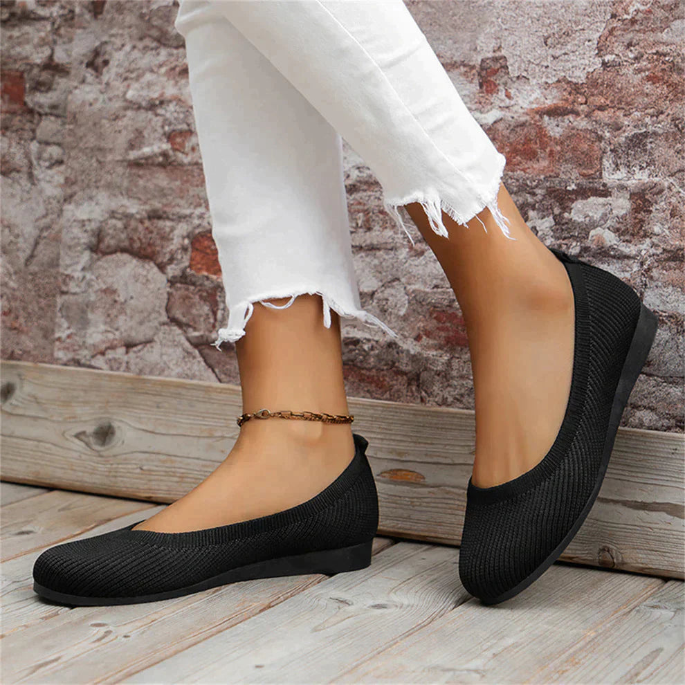 Orthopädische Damen-Schlupfschuhe Komfort, Fußgewölbestütze & rutschfeste Sohle