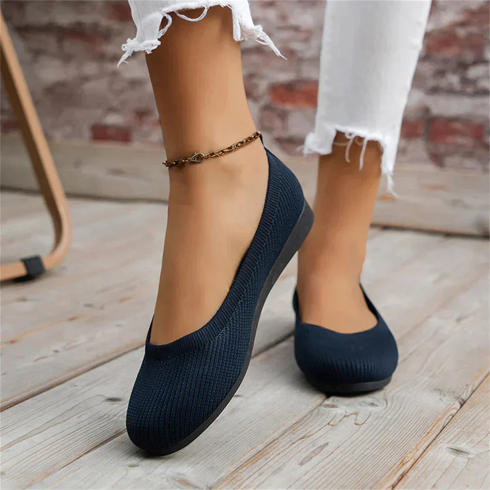 Orthopädische Damen-Schlupfschuhe Komfort, Fußgewölbestütze & rutschfeste Sohle