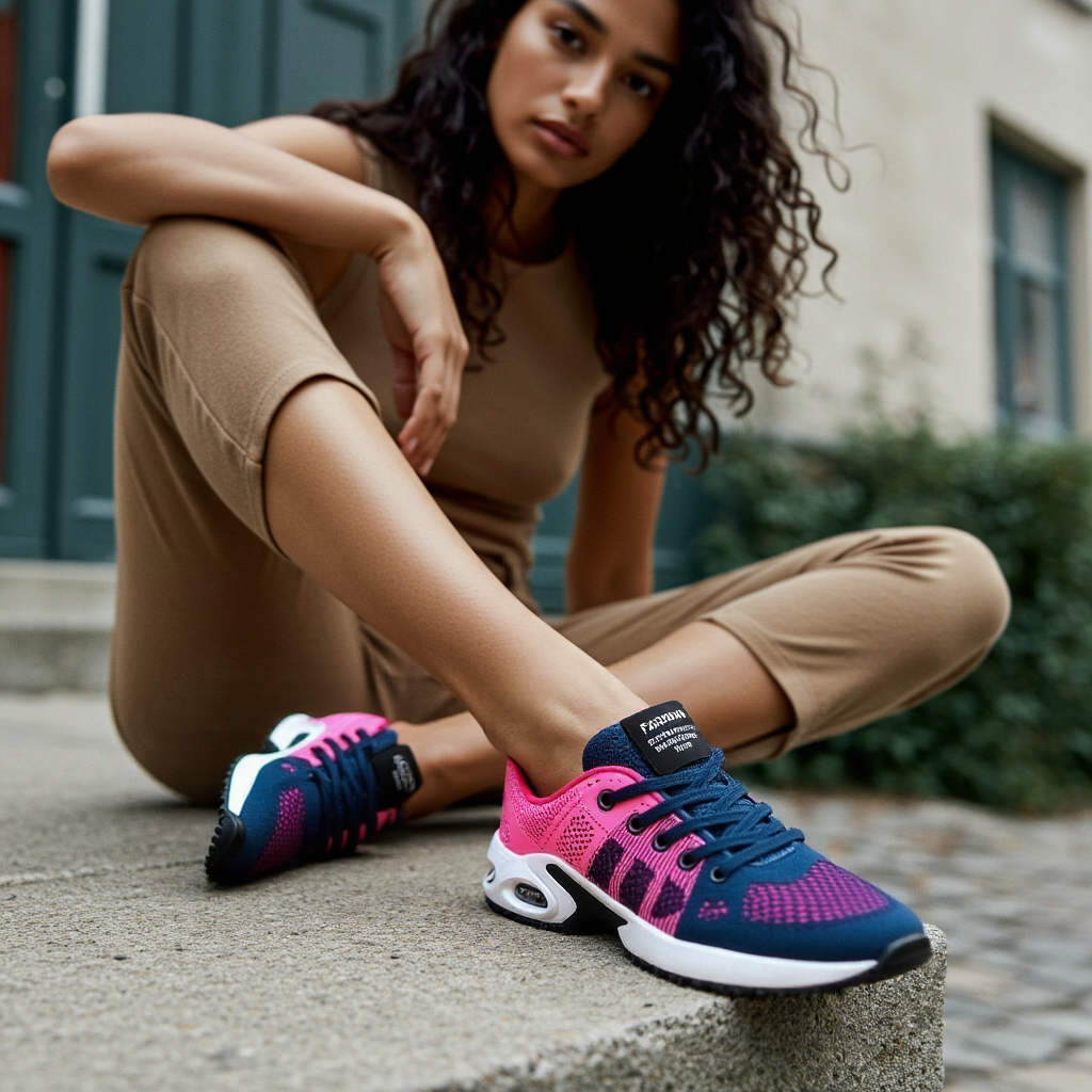 Orthopädische Damenschuhe Leichte Laufschuhe gegen Fersensporn & Fußschmerzen