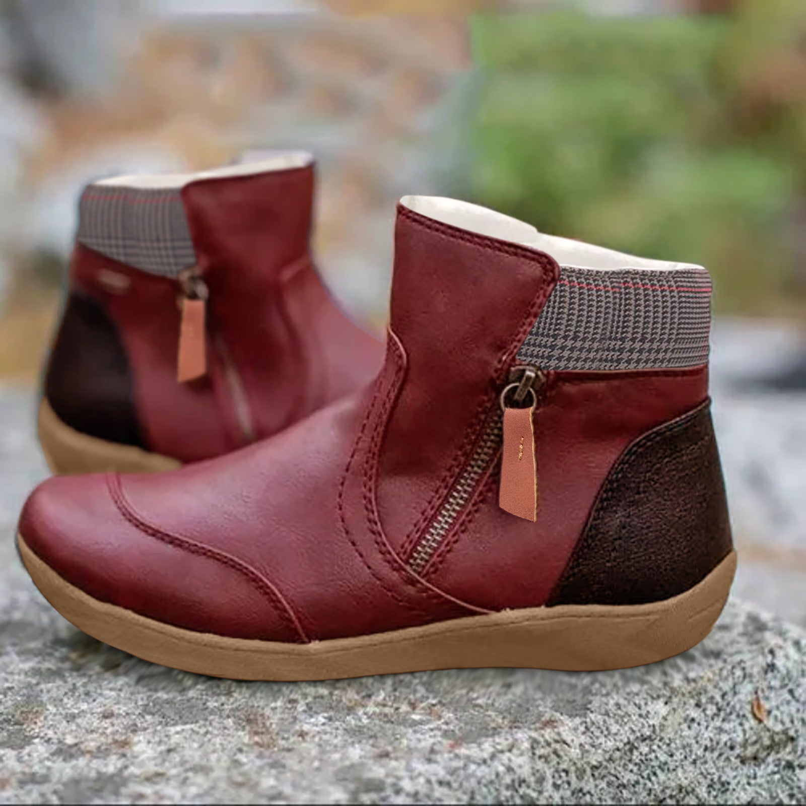 Wasserdichte Orthopädische Lederstiefel - Komfort & Style