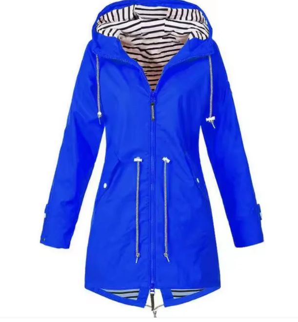 Wasserdichte Kapuzenjacke Damen Frühling