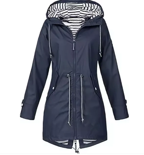 Wasserdichte Kapuzenjacke Damen Frühling