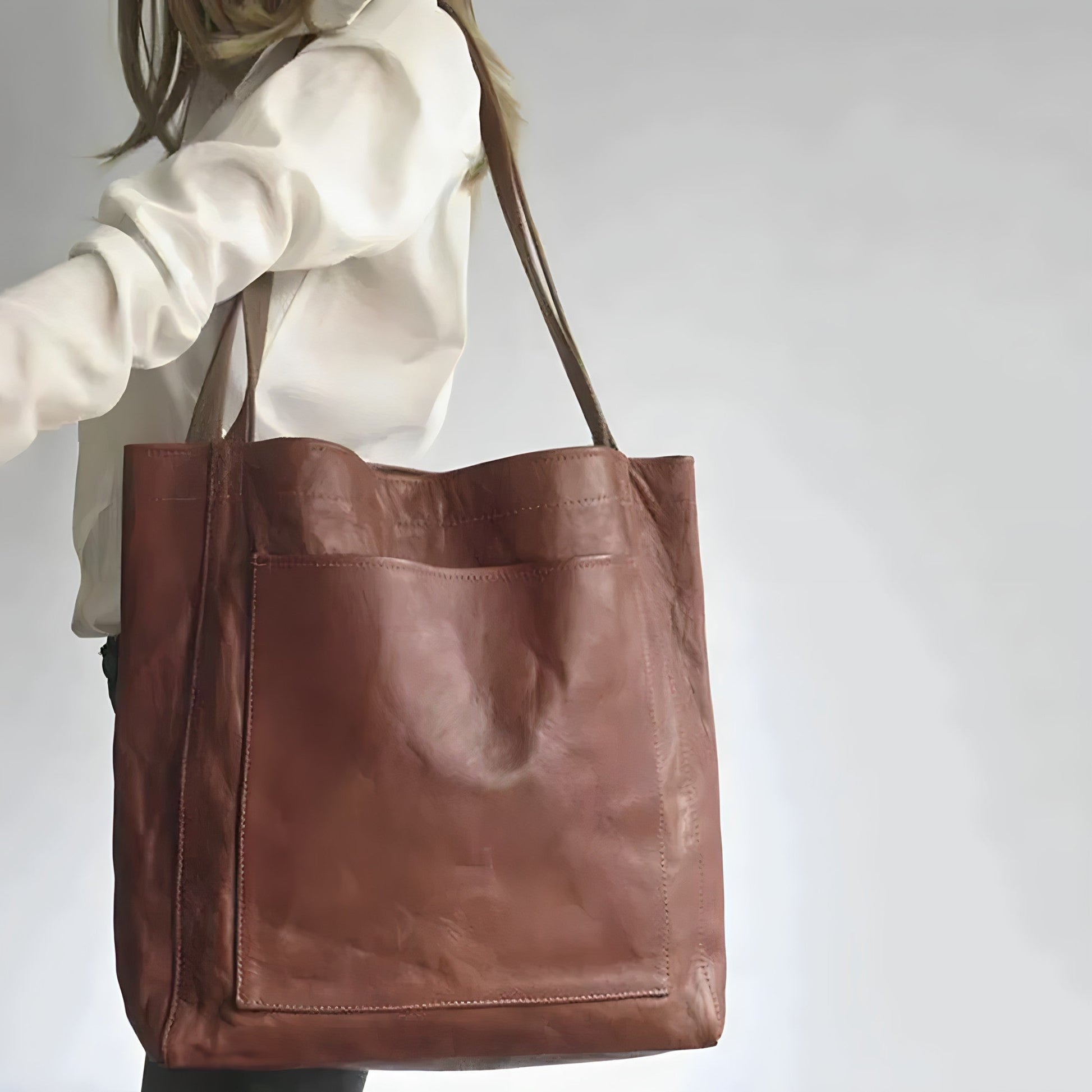 Damentasche Echtleder Handtasche Schultertasche Umhängetasche