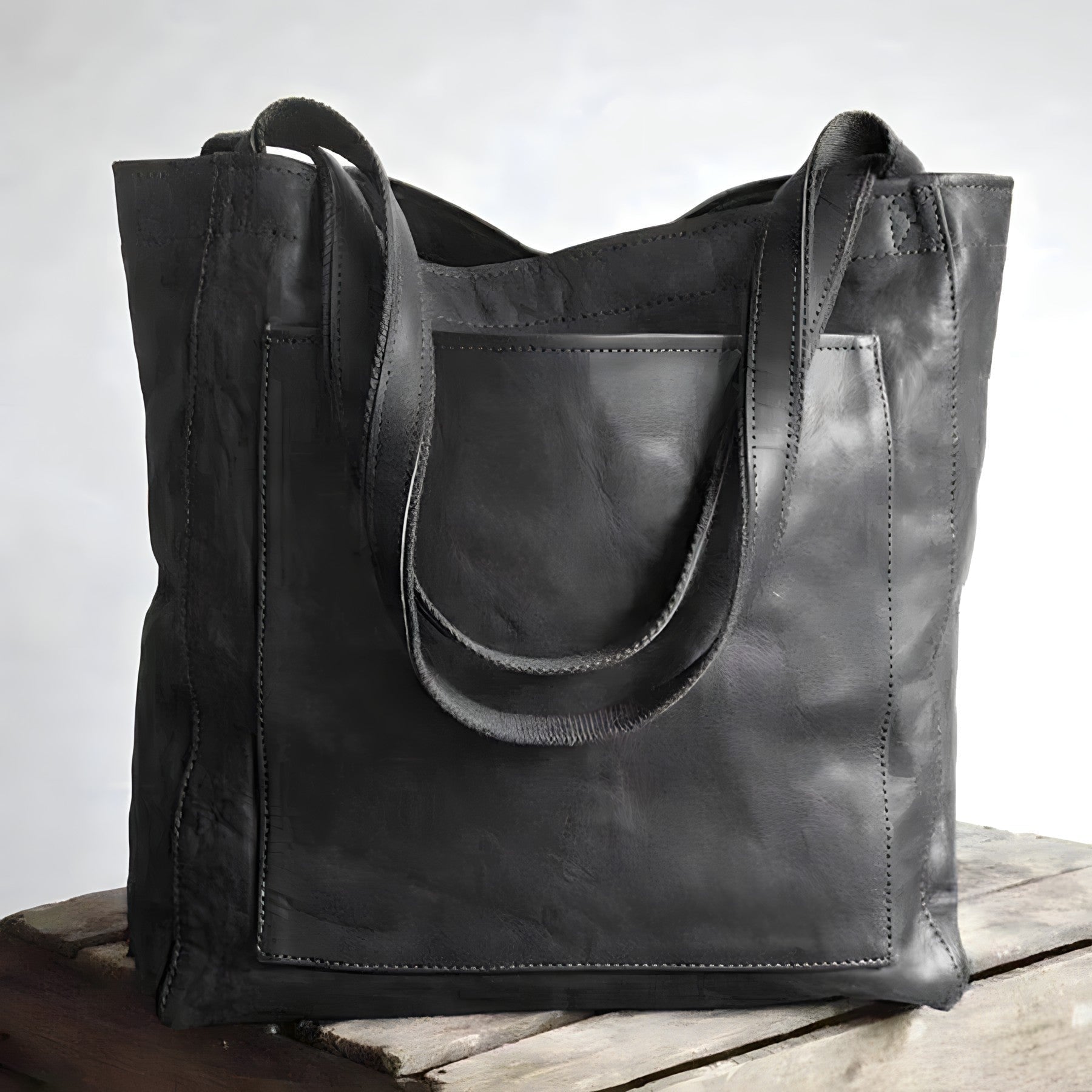 Damentasche Echtleder Handtasche Schultertasche Umhängetasche