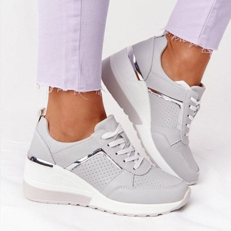 Orthopädische Damen Sneaker Beige - Bequeme & gesunde Schuhe