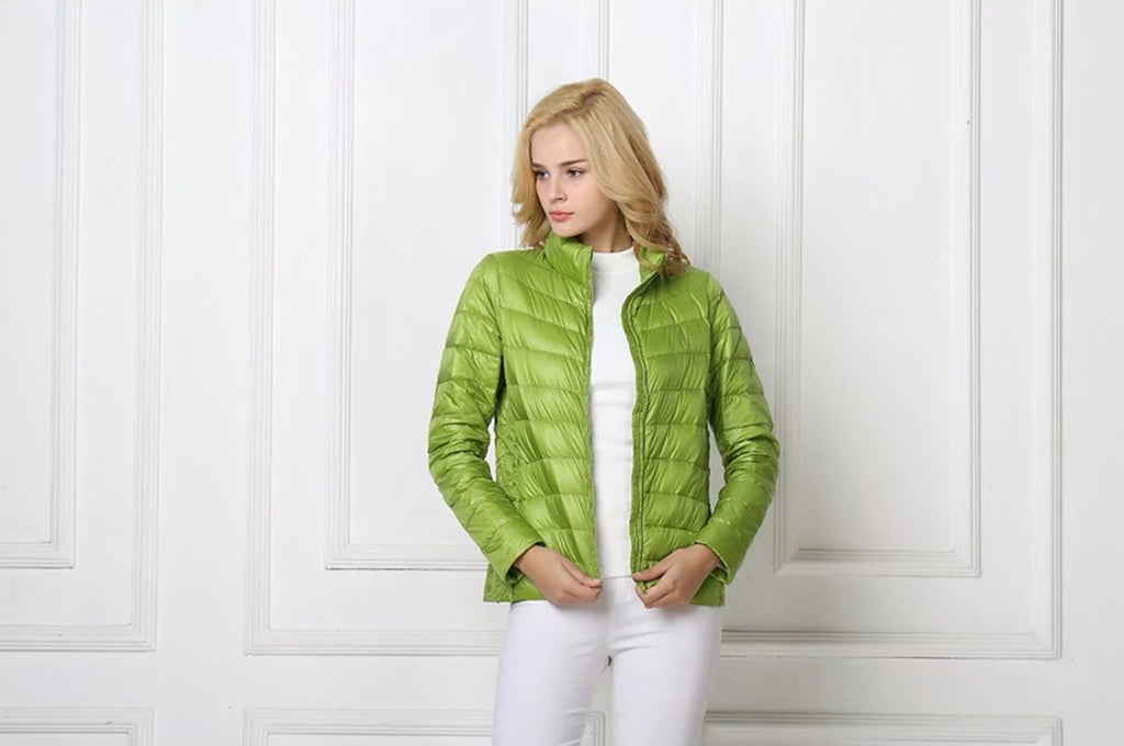 Leichte Daunenjacke Damen Elegant Urban