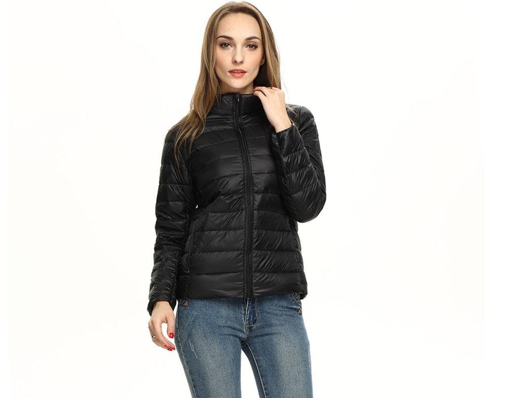 Leichte Daunenjacke Damen Elegant Urban