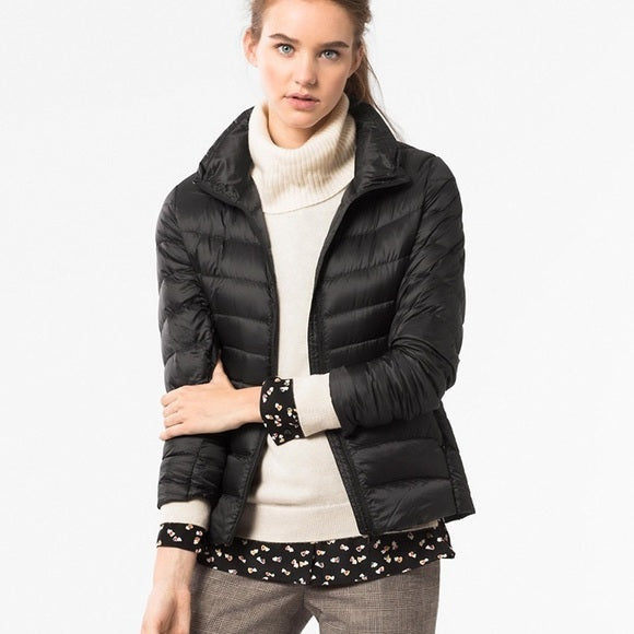 Leichte Daunenjacke Damen Elegant Urban