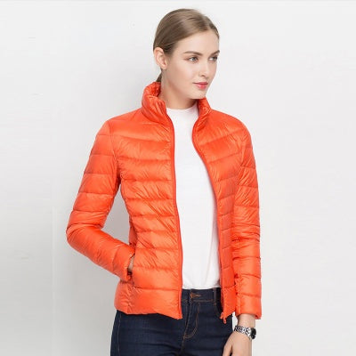 Leichte Daunenjacke Damen Elegant Urban
