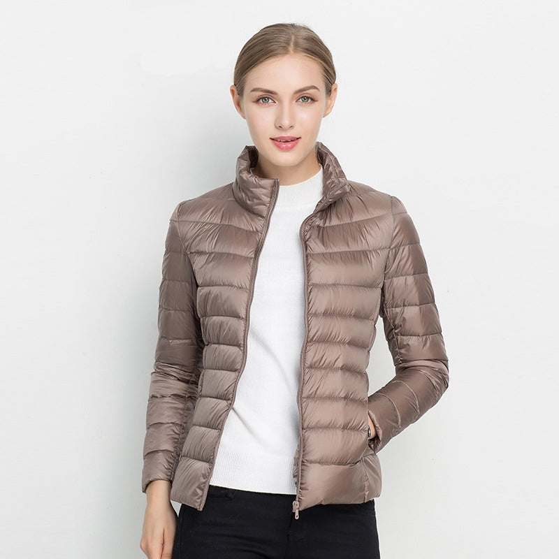 Leichte Daunenjacke Damen Elegant Urban