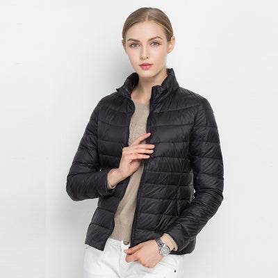 Leichte Daunenjacke Damen Elegant Urban