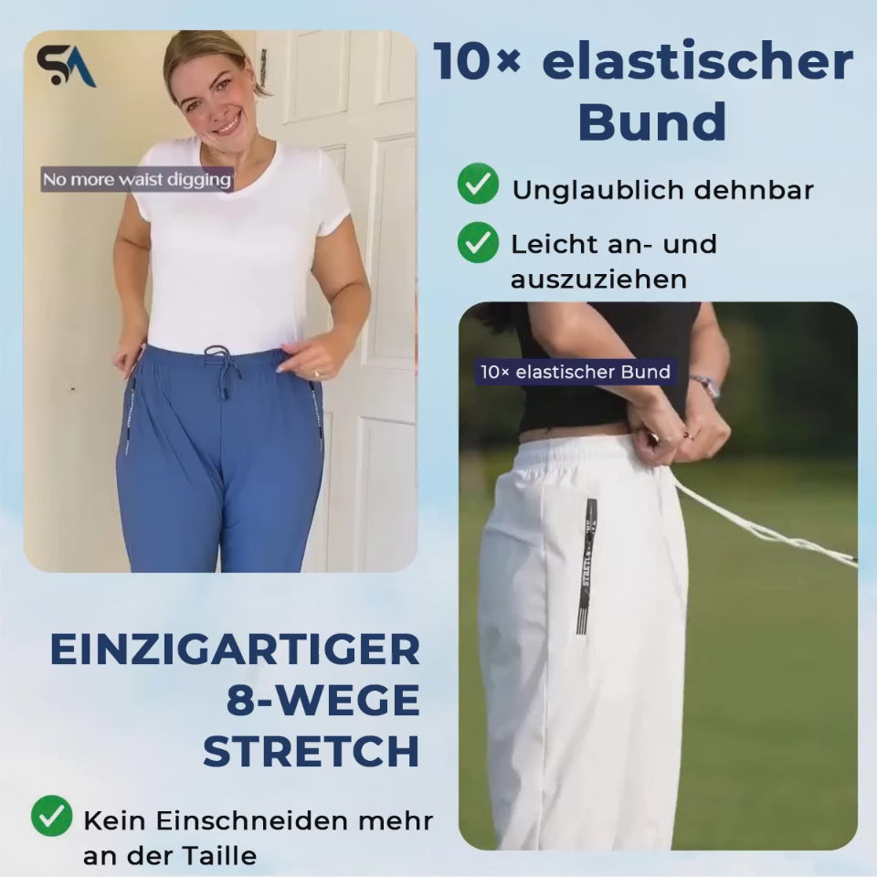 StretchActive – Ultraweiche, dehnbare Damen-Freizeithose mit schönem Fall
